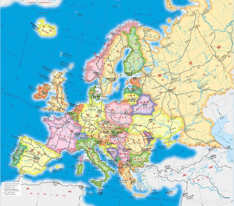 了解欧洲历史，气候和地形