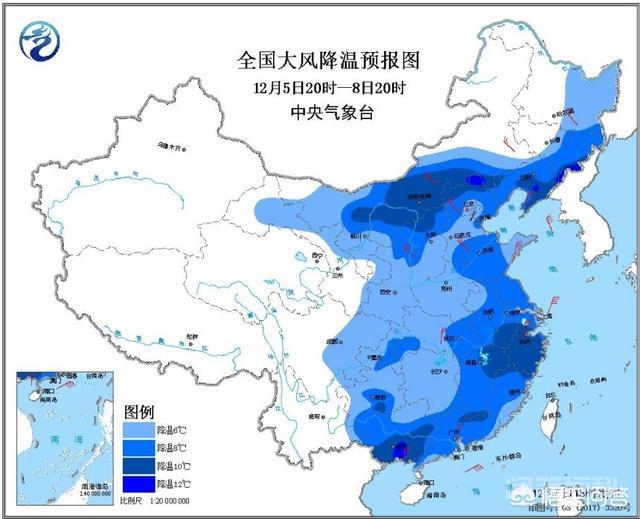 中央气象台发布寒潮预警，我看雪都下到了广东/广西和海南了？