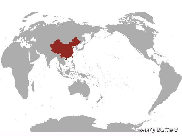 为什么中国的地理位置在世界<strong>地图</strong>上却是位于“中间”位置呢？