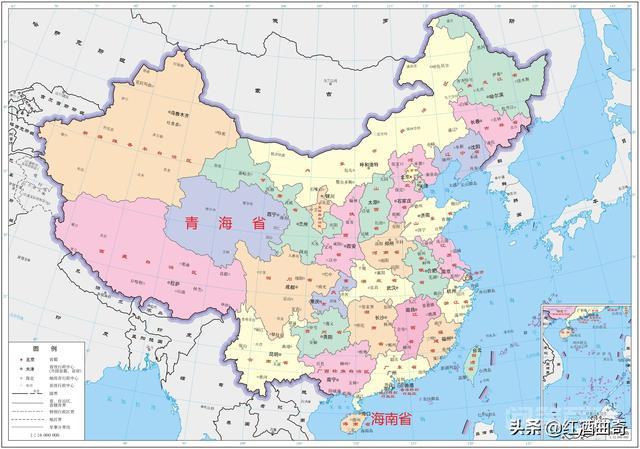 中国34个省级行政区的<strong>地图</strong>？