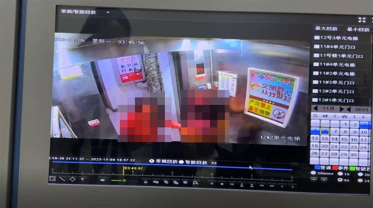 河南新乡两女子带着血迹跑进电梯，警方：已立案