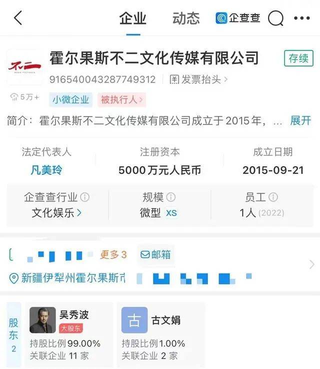 知名演员吴秀波，被强制执行4.66亿元！知情人曾透露他“不再从事演员职业”…
