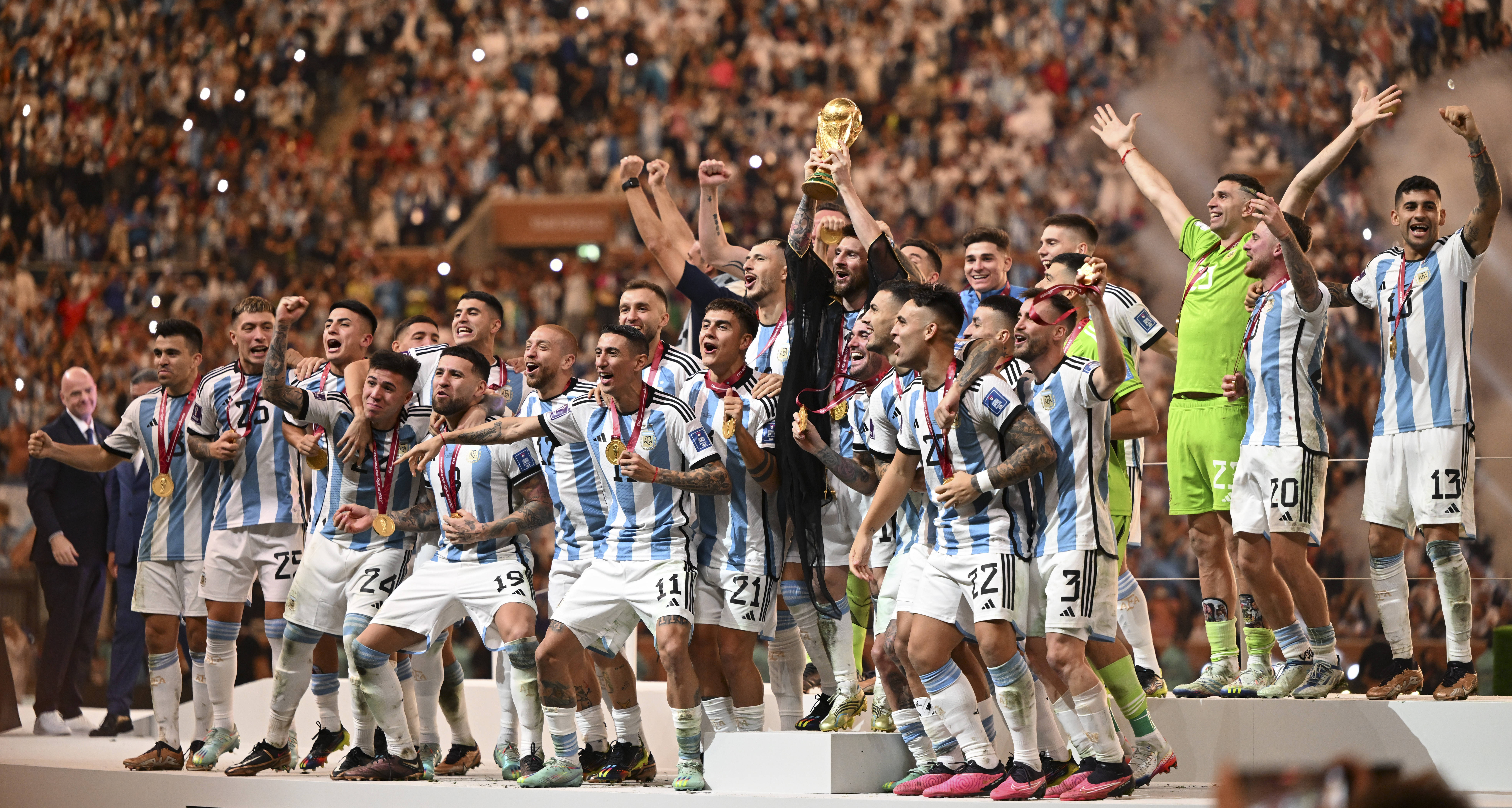 世界杯32强最终排名出炉，冠军阿根廷获4200万美元奖金