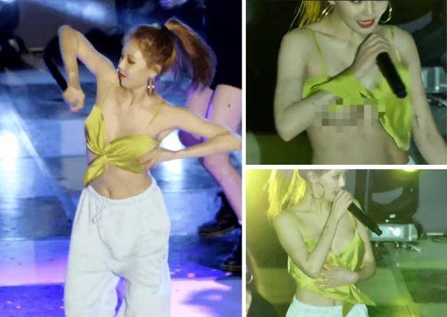 27岁知名女歌手突发舞台事故，曾是《江南style》MV女主
