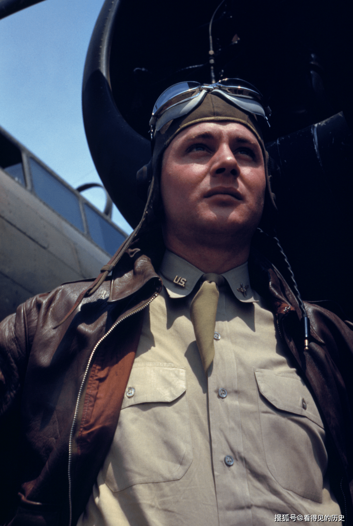 二战老照片 二战中的美军飞行员 积极备战
