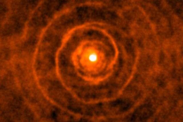 天文学家观测到垂死红巨星最后死亡阶段