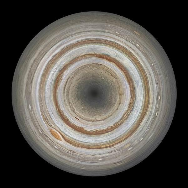 天文爱好者团队拍摄木星漩涡云层高清图像