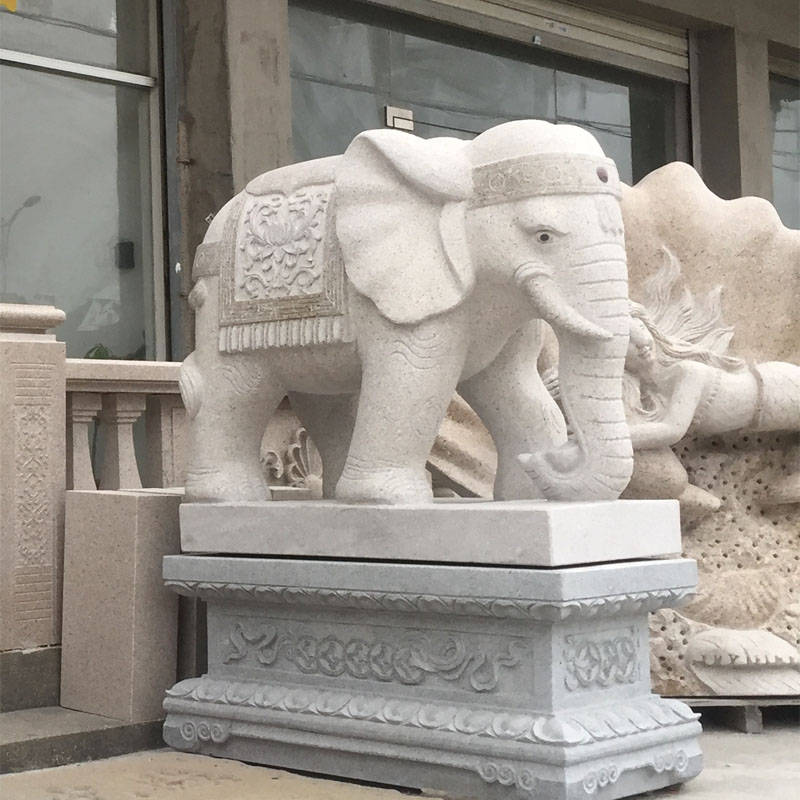 石雕大象的造型与风水