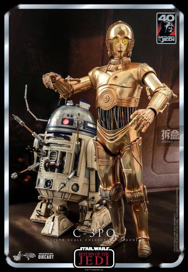 HOTTOYS 星球大战6 绝地归来 C-3PO 1/6合金可动人偶