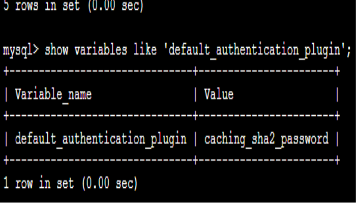 Navicat Premium 12连接MySQL数据库出现Authentication plugin 'caching_sha2_password' cannot be loaded