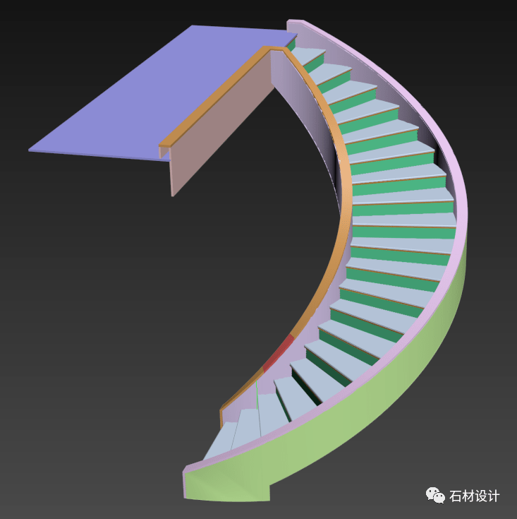 旋转楼梯扭曲板（颠覆之前的CAD下单方法）