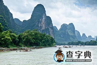 桂林漓江山水风光中的著名景点2