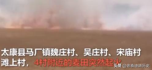 村民办丧事，周口400亩麦田起火，预估损失40万，怎么回事